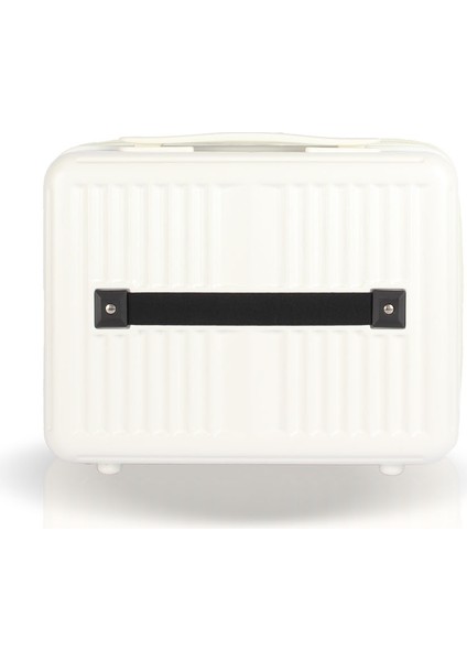 Glow Pc Policarbon Makyaj Çantası & El Valizi Beyaz fırsatları