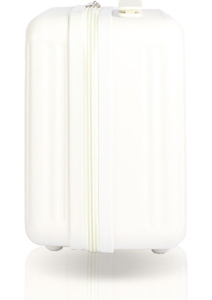 Glow Pc Policarbon Makyaj Çantası & El Valizi Beyaz indirimleri