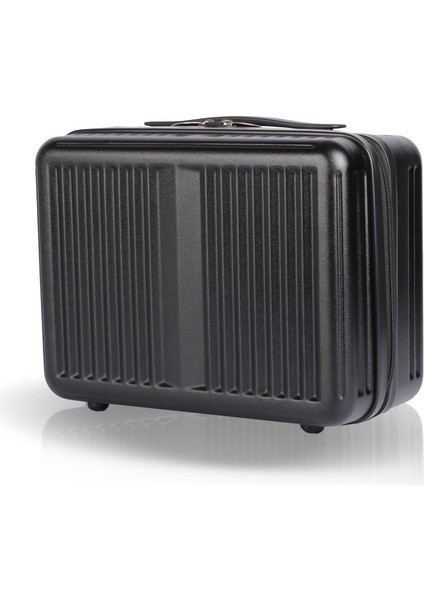 Glow Pc Policarbon Makyaj Çantası & El Valizi Siyah