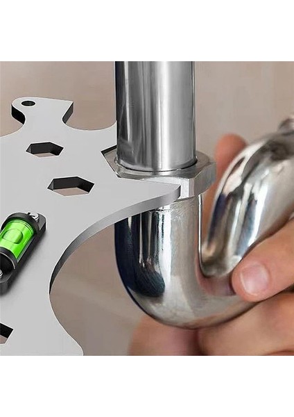 Yatay Duş Musluk Montajlı Özel Anahtar Aracı Banyo Çok Fonksiyonlu Anahtar Ölçekli Araç Kiti 2pcs (Yurt Dışından) indirimleri