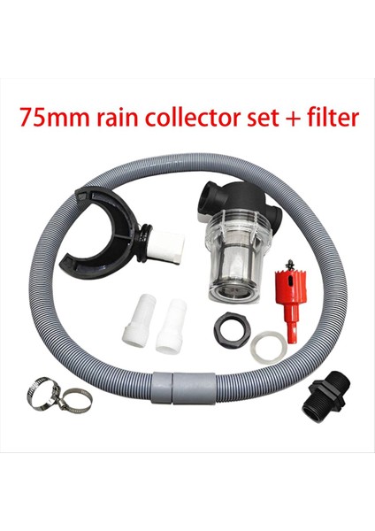 Yağmur Catcher Yağmur Namlu Direktörü Yağmur Suyu Toplama Sistemi 1 Set 75MM Esnek Hortum Dayanıklı Sızdırmazlık Kauçuk Yüzük (Yurt Dışından) fiyatları