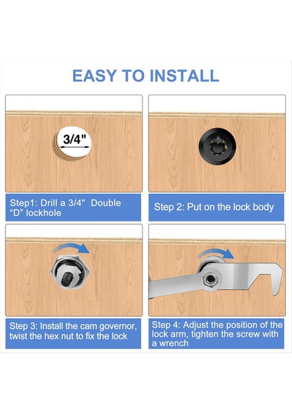 Anahtar Aynı Anahtar Dolap Kilidi Kanca Kam Kilidi Çinko Alaşımı Rv Kilidi CM1917 CM1930 5/8 Inç ile Siyah Alet Kutusu Kilidi (Yurt Dışından) fiyatları