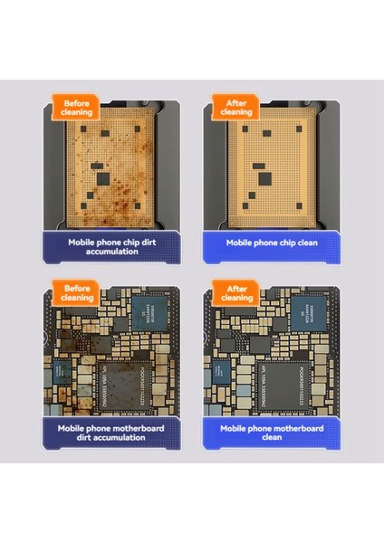 Tamirci 2pcs Anakart Ic Beyan Çıkarma Çelik Fırçası Yedek Kafa Ic Pad Temizleme ve Teneke Çıkarma Aracı (Yurt Dışından) fırsatları