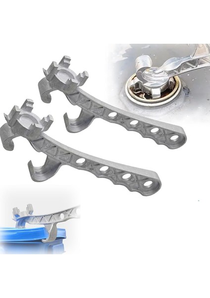2 Pack Çok Fonksiyonlu Alüminyum Kova Açıcı 5 Galon Kova Açıcı Metal Kova Açıcı Kapak Açıcı Aracı (Yurt Dışından) fiyatları