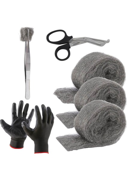 Çelik Yün Fareleri Prova Deliği ve Dolgu 3 Paket X10 Ft&#39 De 3 3 Çelik Yün Micecontrol Diy Kit Dolgu Aracı (Yurt Dışından)
