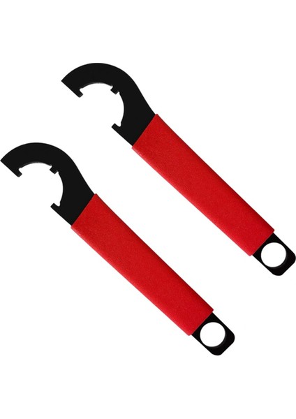 2x Kale Somun Anahtarı 1 1/4 Kaymaz Kauçuk Saplı Ayarlanabilir Anahtar Anahtarı Alet Tampon Tüp Kilit Söndürme Anahtarı (Yurt Dışından)