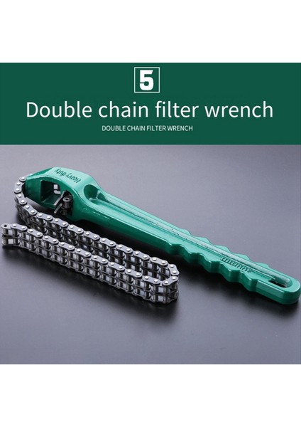 Zincir Anahtar Aracı Ayarlanabilir Yağ Filtre Çekme Kayışı Evrensel Ergonomik Tutma Kavrama Anahtarı Zinciri Spanner A (Yurt Dışından) fırsatları