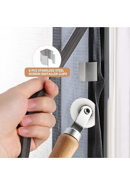 11 Pcs Ekran Onarım Kiti Rulmanlı Ekran Silindir Aracı 65FT Screen Spline 8pcs Ekran Klipleri ve Spline Çıkarma Kancası (Yurt Dışından) indirimleri