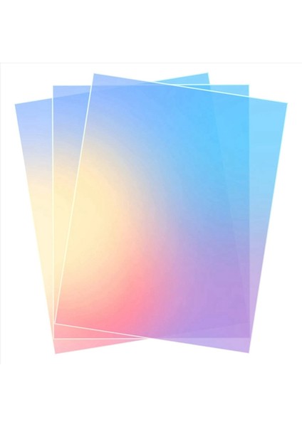 Akrilik Renkli Yarı Saydam Akrilik Yanardöner Radyant Tabaka Lazer Kesme Akrilik Kartı 8 x 12 Inç (6 Paket 2 6mm Kalınlığında) (Yurt Dışından) fiyatları