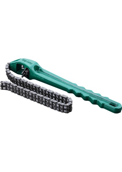 Zincir Anahtar Aracı Ayarlanabilir Yağ Filtre Çekme Kayışı Evrensel Ergonomik Tutma Kavrama Anahtarı Zinciri Spanner B (Yurt Dışından)