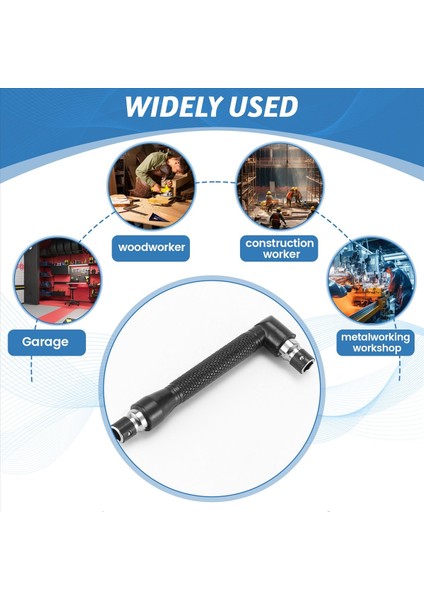 L Şekil 1/4 Inç Altı Sözleşmesi Çift Kafa 90 Derece Sağ Açılı Tornavida Bitleri (Yurt Dışından) indirimleri