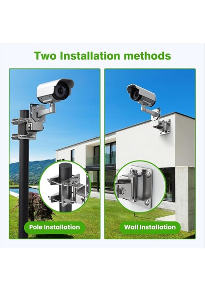 2 Paket Evrensel Duvar/kutup Montajı U-Cıvatalı L Montaj Kiti Donanım Donanım Aksesuarları Dış Mekan Için (Yurt Dışından) modelleri