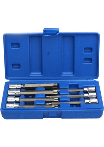 7pcs/set 3/8 Inç Soket Alet Seti Sürücü Ekstra Uzun Torx Yıldız Bit Yuvaları Set T25 T30 T40 T50 T55 T60 El Aletleri (Yurt Dışından)