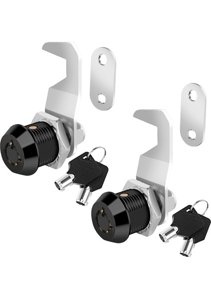 Anahtar Aynı Anahtar Dolap Kilidi Kanca Kam Kilidi Çinko Alaşımı Rv Kilidi CM1917 CM1930 1-1/8 Inç ile Siyah Alet Kutusu Kilidi (Yurt Dışından)