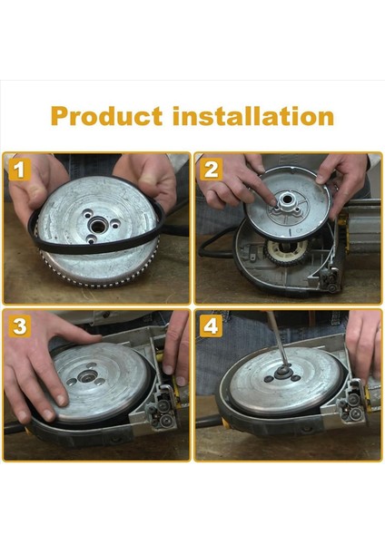 6 Paket 650721-00 Bant Teşkmanı Lastikleri Kemer Bantlı Testere Dewalt Için Kauçuk Lastik Kemeri 514002079 A02807 DCS374 DWM120 (Yurt Dışından) indirimleri