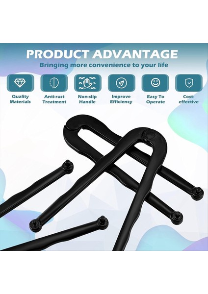 3/4/5mm Delinmiş Dahil Dahil Teraze Arka Pedler Için 3 Çelik Ayarlanabilir Yüz Anahtar Pimi Pense Araçları Seti (Yurt Dışından) modelleri