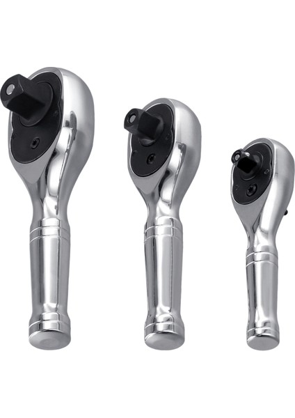 3pcs Mini Cırcır Anahtarı 1/4 1/2 3/8 Çift Başlı Mandal Anahtarı Çok Işlevli 72 Diş Hızlı Serbest Bırakma Cırcır Anahtarı (Yurt Dışından)