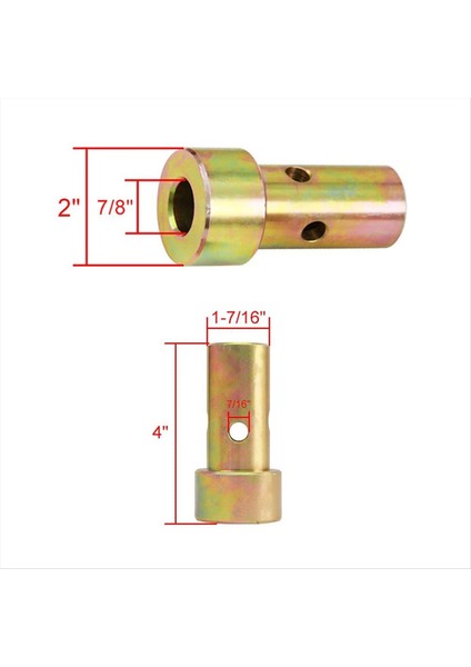 2pcs Hızlı Hitch Bushings Kit Hızlı Hitch Adaptör Burçları Kategori 1 Için Uygun Hitch Uygulayın (Yurt Dışından) fırsatları