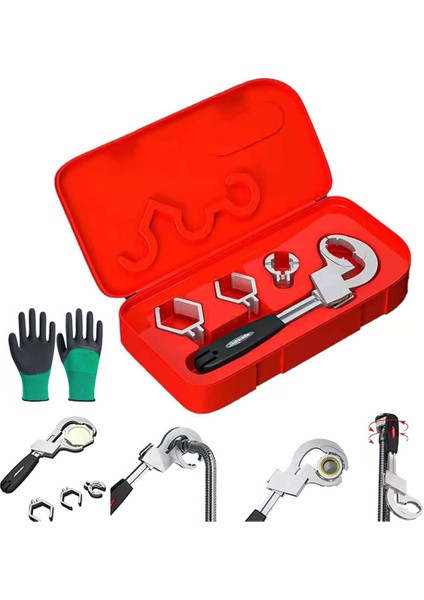 Grishay Flexiwrench Sherum Dotmalls Flexiwrench Grishay Anahtarı Ayarlanabilir Uçlu Anahtar Underhink Whench Muset Aracı (Yurt Dışından)