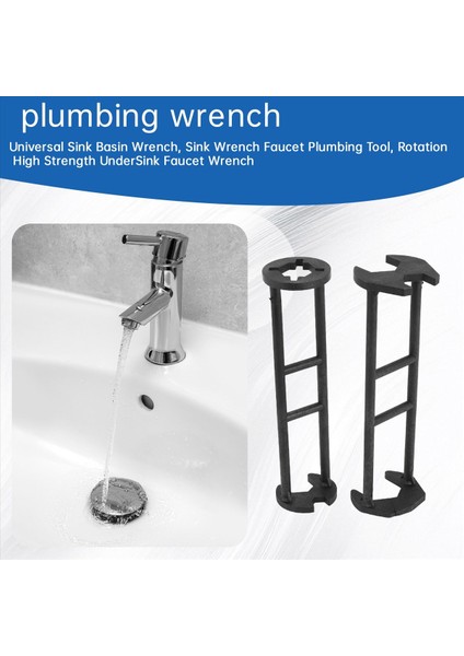 Evrensel Lavabo Havzası Anahtarı Lavabo Anahtarı Sıhhi Tesisat Aracı Döndürme Mukavemet Alt Sırış Musluk Anahtarı (Yurt Dışından) indirimleri