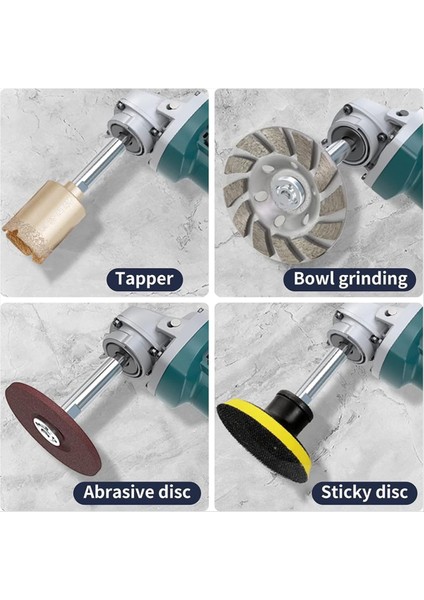 8 Parçalı 5/8 Inç-11 Flanş Somun Kiti Öğütücü Ayarlanabilir Anahtarlı Açılı Öğütücü Uzatma Şaft Konektörü (Yurt Dışından) indirimleri