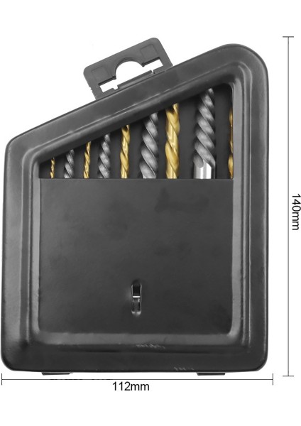 10 Adet Sol El Matkap Ucu Seti Spiral Flüt Çıkarıcı Seti Kırık Cıvata Sökücü Soyulmuş Veya Hasarlı Vidaları Kolayca Çıkarın (Yurt Dışından) fiyatları