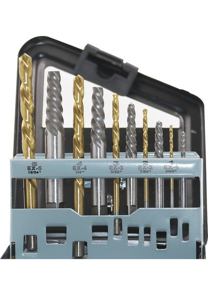 10 Adet Sol El Matkap Ucu Seti Spiral Flüt Çıkarıcı Seti Kırık Cıvata Sökücü Soyulmuş Veya Hasarlı Vidaları Kolayca Çıkarın (Yurt Dışından) modelleri