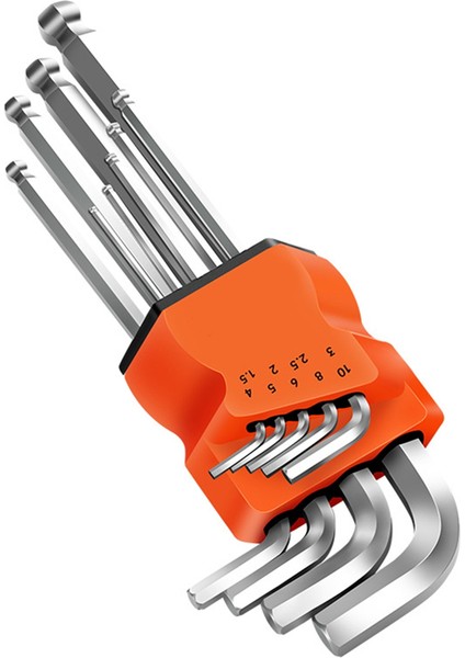 Hex Anahtar Seti Hex Anahtar Tornavida Seti Altıgen Somun Evrensel Anahtar Top Torx Yıldız Anahtarı Multitool L Tip (Yurt Dışından)