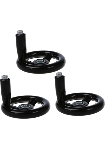 Frezeleme Makinesi Için 3x 3 9 Inç Çapında El Çarkı W Döner Sap (Yurt Dışından)