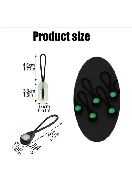 40 Pcs Kendinden Parlak Fermuar Çeker Fermuar Çektirme Kafası Karanlıkta Parıldayan Açık Hava Dağcılık Kampı Için Kayıp (Yurt Dışından) fırsatları