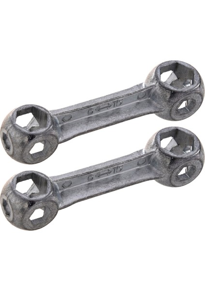 2x 10 In 1 Bisiklet Dambıl Anahtarı Şnaflı Çok Fonksiyonlu Bisiklet Onarım Aracı 6MM-15MM (Yurt Dışından)