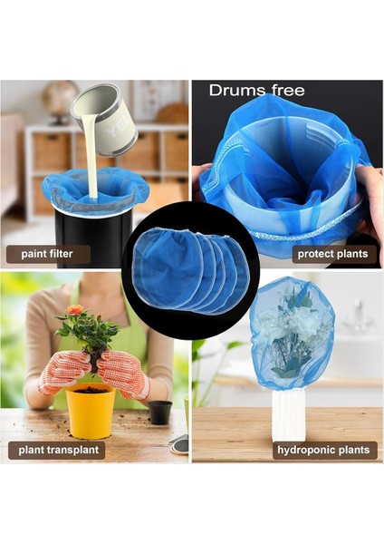 5pcs Boya Süzgeci Torbaları Ince Kafa Boya Filtresi Çantası Elastik Açılış Içinde 5 Galon Kovalar Filtreleme Çantası (Yurt Dışından) indirimleri