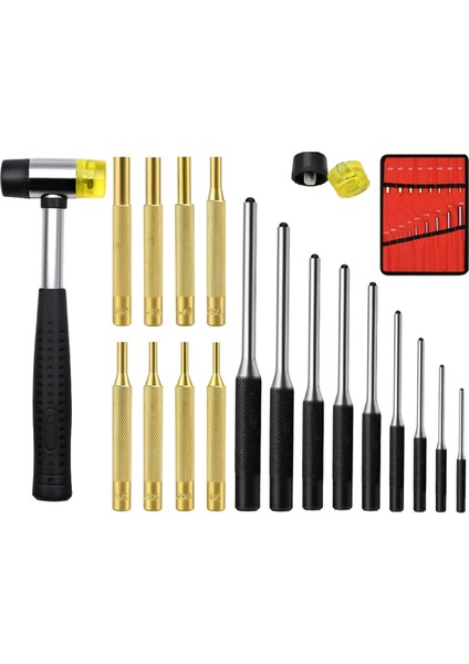 Kapsamlı Rulo Pim Yumruk Seti Otomobil Mücevher Saatler El Sanatları ve Daha Fazlası Için Çıkarma ve Onarım Aracı Kiti (Yurt Dışından)