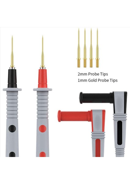 4x P1503B Multimetre Test Kuarları Kiti Timsah Klipsleri ile Dijital Multimetre Kurşunları Değiştirilebilir Multimetre Probları Ipuçları Set (Yurt Dışından) fiyatları