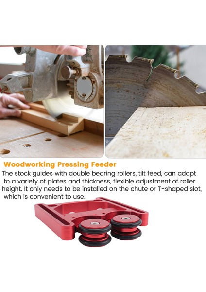 Ayarlanabilir Stok Kılavuzları-Silindir Kılavuzları Tüyler Tahtası Çok Amaçlı Çok Amaçlı Net Kesim Anti-Rebound Güvenliği Yardımcı Alet (Yurt Dışından) indirimleri