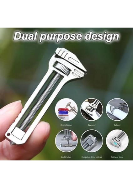 5pcs Mini Multitolool Anahtarı Kompakt Çoklu Tezgah Günlük Hazırlık Için Mini Çoklu Tool Çoklu Tezgah Keychain Şişe Bira Açıcı (Yurt Dışından) modelleri