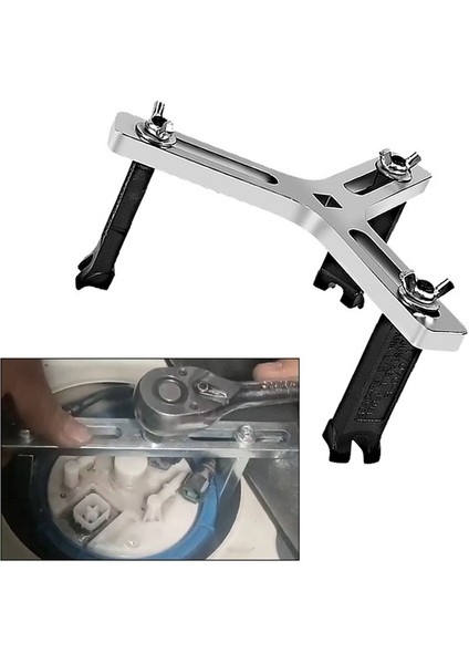 Üç-Pençe Evrensel Otomobil Yakıt Deposu Kapağı Sökme Anahtarı Benzin Pompası Kapak Anahtarı Yakıt Pompası Sökme Aracı (Yurt Dışından) fırsatları