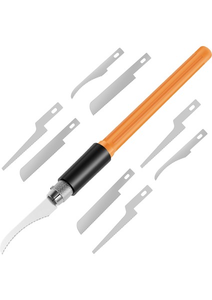 El Testeresi Kaymaz Hobi Testere Oyma Budama Için 9 Bıçaklı Elle Tutulan Zarif Dayanıklı Model Zanaat Aracı (Yurt Dışından)