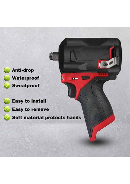 2x Takım Önyükleme 49-16-2554 Yalnızca Milwaukee M12 Yakıt Stubby 1/2 Inç ve 3/8 Impact Wench 2555-20 2555P-20 (Yurt Dışından) modelleri