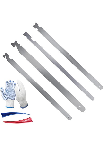 4pcs Universal Easy Jimkit 2 Takoz ve Kayma Anti Iş Eldivenleri ile Donatılmış (Yurt Dışından)