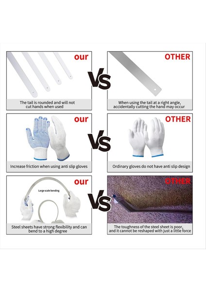 4pcs Universal Easy Jimkit 2 Takoz ve Kayma Anti Iş Eldivenleri ile Donatılmış (Yurt Dışından) modelleri