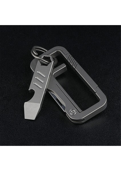 Çok Fonksiyonlu Mini Levye Şişe Açıcı Altıgen Anahtar Taşınabilir Dış Mekan Çok Fonksiyonlu Takım Kamp Ekipmanı (Yurt Dışından)