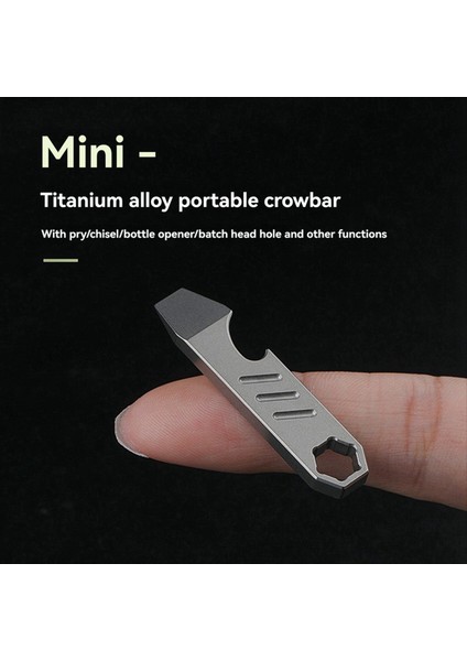 Çok Fonksiyonlu Mini Levye Şişe Açıcı Altıgen Anahtar Taşınabilir Dış Mekan Çok Fonksiyonlu Takım Kamp Ekipmanı (Yurt Dışından) fiyatları