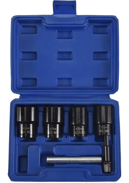 Lug Somun Çıkartma Aracı 6 Parçalı Kabalık Somun Çıkarıcı Seti 1/2 Inç Kilitleme Kabuğu Somun Çıkma Aracı (Yurt Dışından)