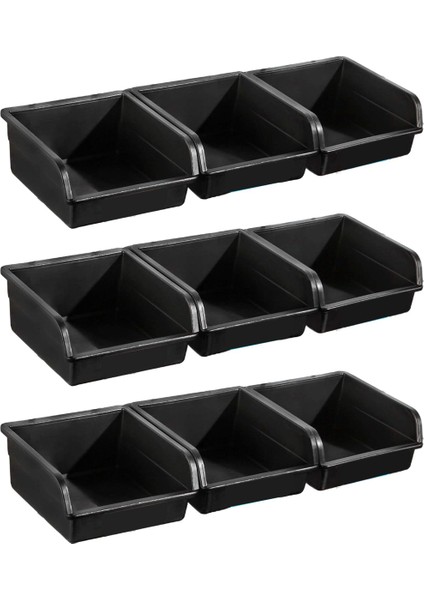 Delikli Tahta Aksesuarları Eğik Ağız Kalınlaştırılmış Parça Saklama Kutusu Kare Delik Kancası Depolama Plastik Kutusu (Yurt Dışından)