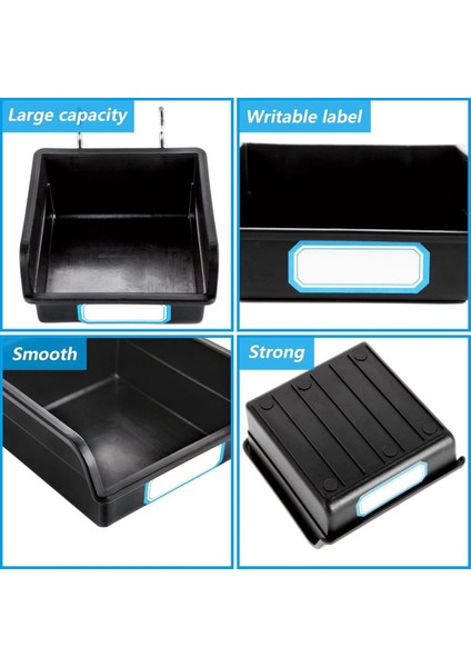 Delikli Tahta Aksesuarları Eğik Ağız Kalınlaştırılmış Parça Saklama Kutusu Kare Delik Kancası Depolama Plastik Kutusu (Yurt Dışından) fırsatları