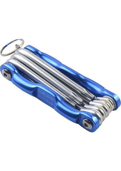 Katlanır Hex Anahtar Kutusu Ucu Anahtar Seti Düz Top Kafa Anahtarı Anahtar Seti Tamir Arabası El Aletleri B (Yurt Dışından)