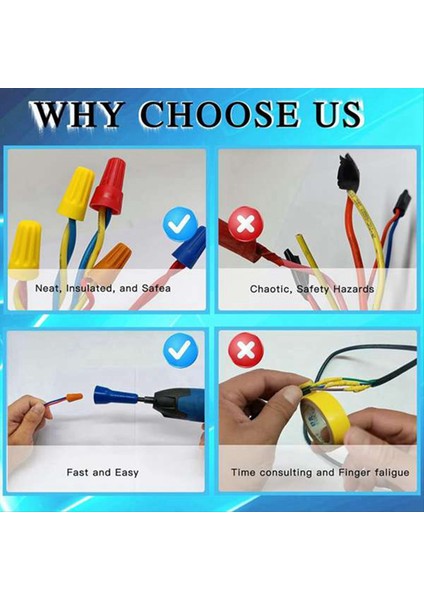 6pc Fındık Twister Tel Twister Alet Spin Bükülme Tel Konektörü Soketi 1/4 Inç Aynalı Tel Konektör Sürücüsü (Yurt Dışından) modelleri