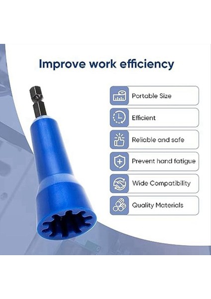 6pc Fındık Twister Tel Twister Alet Spin Bükülme Tel Konektörü Soketi 1/4 Inç Aynalı Tel Konektör Sürücüsü (Yurt Dışından) indirimleri