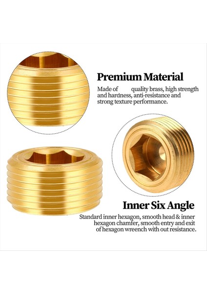 10 Parçalı Boru Fiş Seti Seti Pirinç Boru Fiş Fittingleri Erkek Iç Altı (Yurt Dışından) modelleri